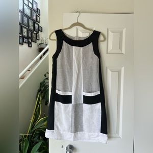Linen dress. Mid length